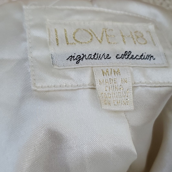 Anthropologie  white faux fur sweater jacket - Picture 6 of 6